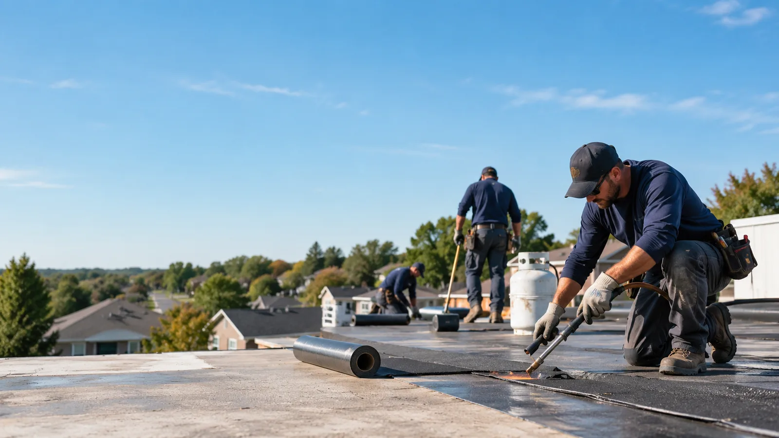 Flat Roof Leak Repair providers in Sunman, IN